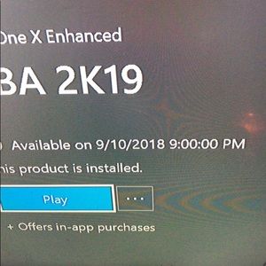 Nba 2k19 Xbox one Gameshare